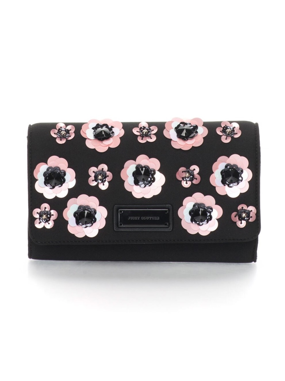 Juicy Couture Beachwood Canyon Floral Embellished Wallet on Chain